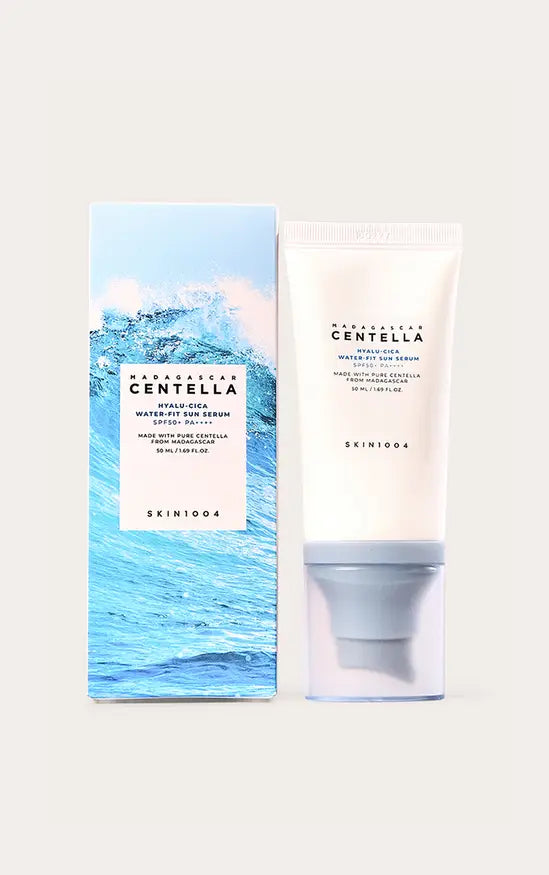 Madagascar Centella Hyalu-Cica Water-Fit Sun Serum SPF50+ - SKIN 1004